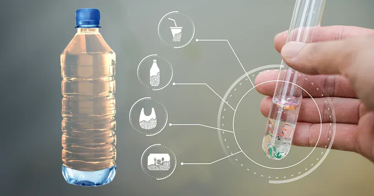Sua água de garrafa contém nanoplásticos?
