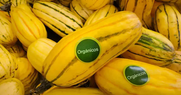 Os detalhes da rotulagem de alimentos orgânicos